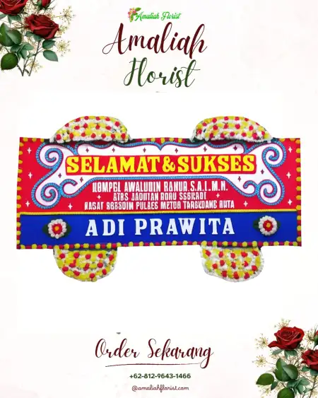 Papan Bunga Ucapan Selamat Kadugadung